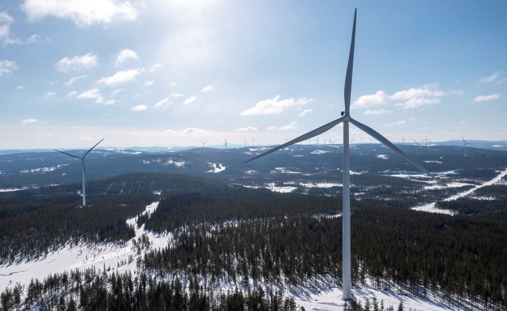 Vindkraftverk i Blakliden Fäbodberget