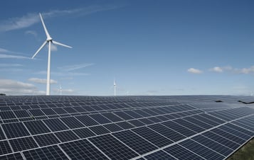 Vindkraftverk och solceller