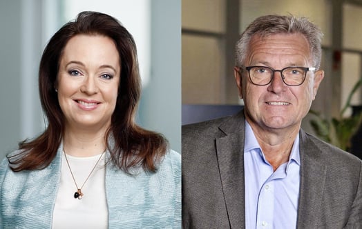 Anna Borg, Vattenfall, och Tom Erixon, Industrikraft