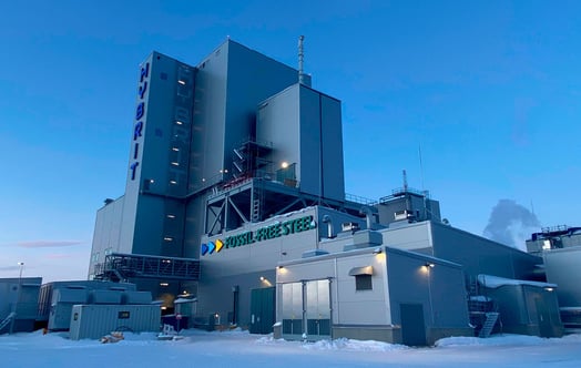 HYBRIT:s pilotanläggning i Luleå.