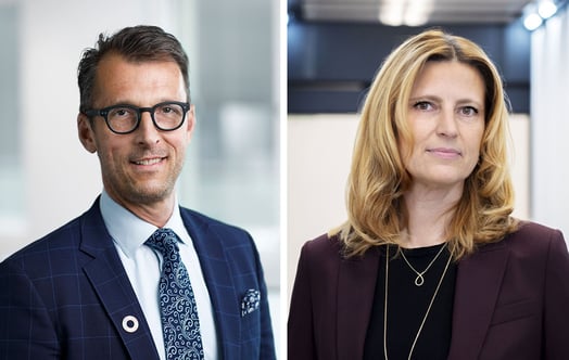 Andreas Regnell, Vattenfall, och Pernille Hoffmann, Digital Realty