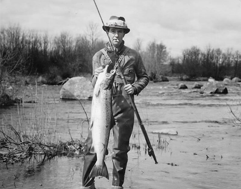 Sportfiskelegendaren Sven O. Hallman