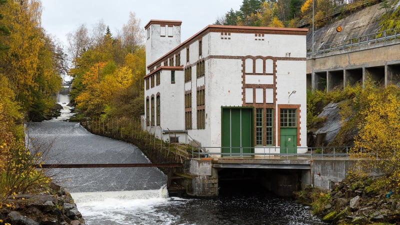 Viskafors kraftstation. Foto: Henrik von Klopp