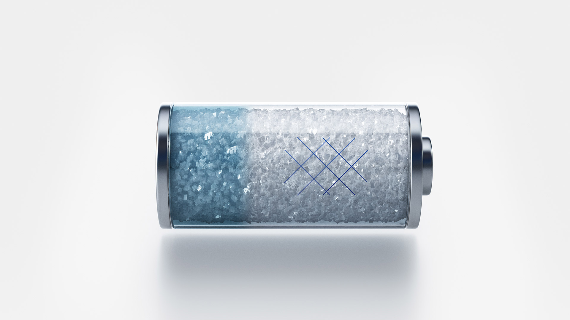 Ett batteri fyllt med salt. Illustration: SaltX Technology