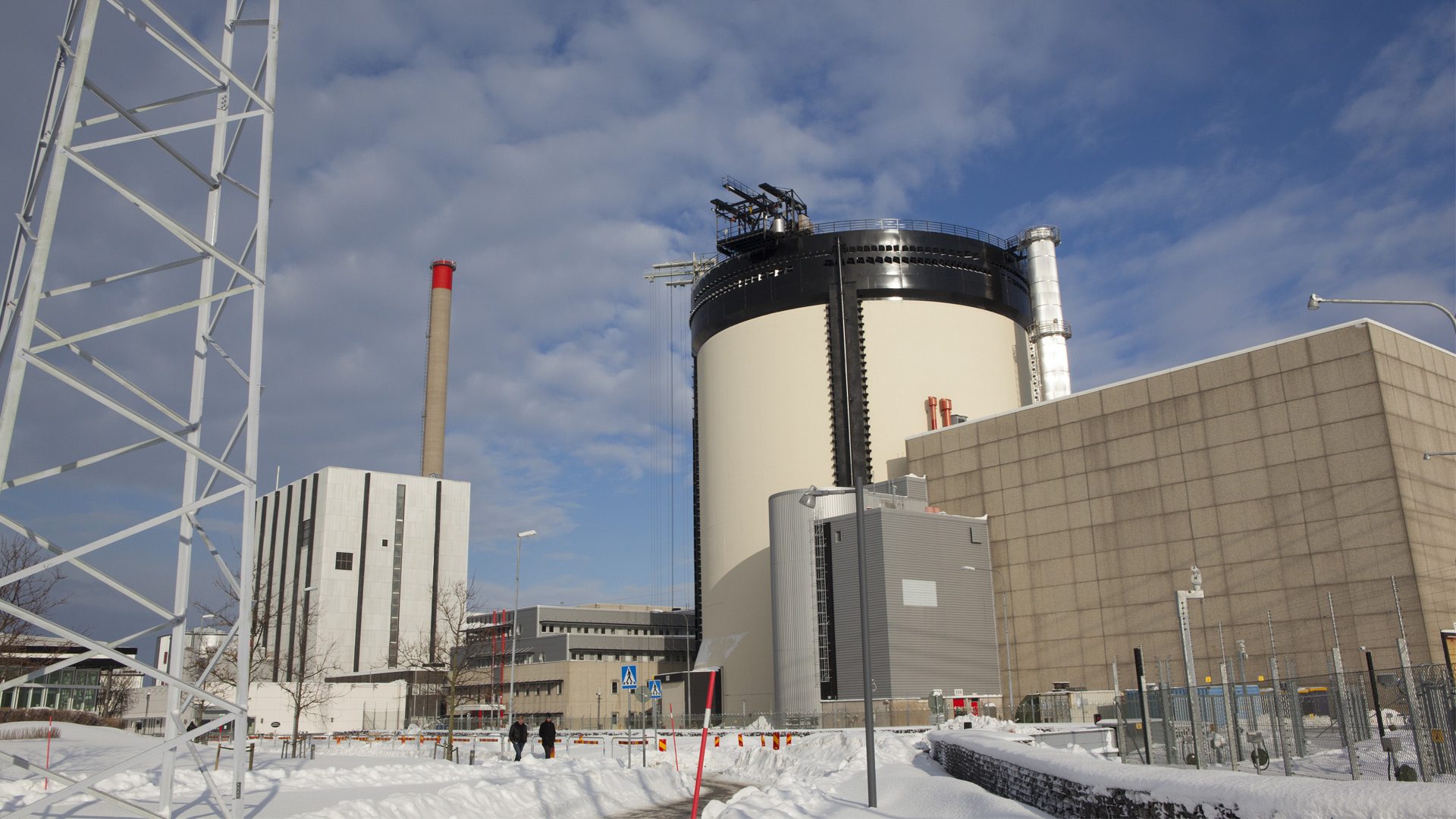 Ringhals kärnkraftverk en vinterdag. Foto: Annika Örnborg