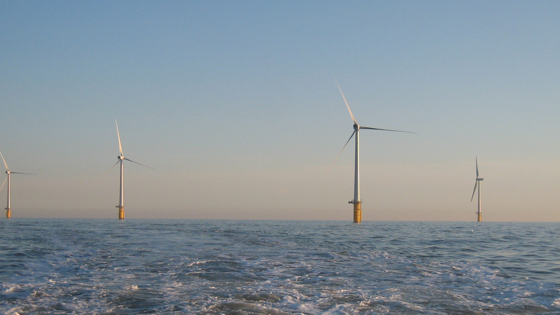 Vattenfalls havsbaserade vindkraftpark Thanet i Storbritannien