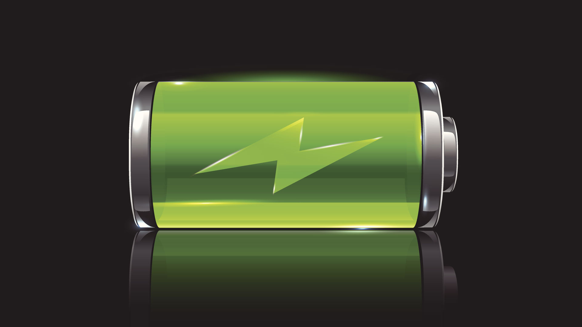 Grafisk illustration av ett batteri