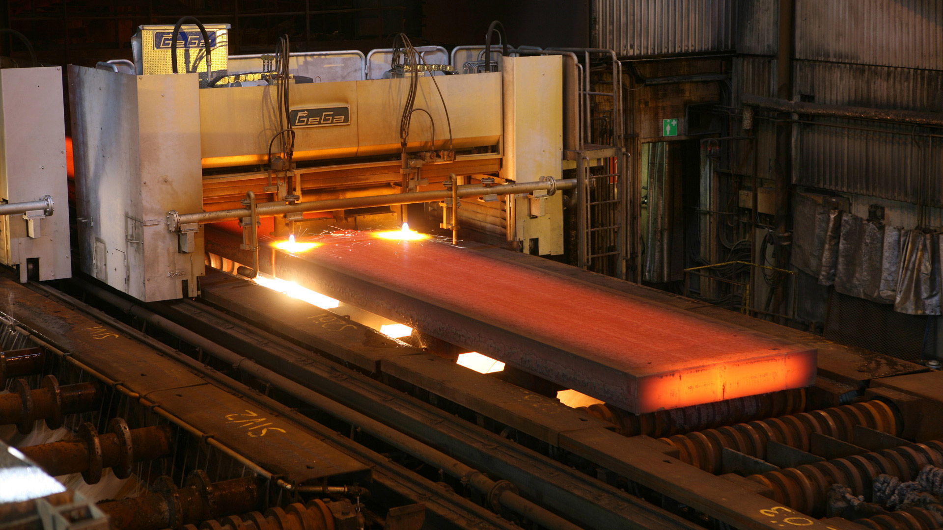 Bild från SSABs stålverk