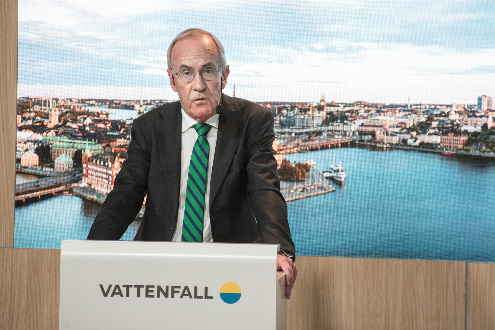 Styrelsens ordförande Lars G Nordström på Vattenfalls årsstämma 2021
