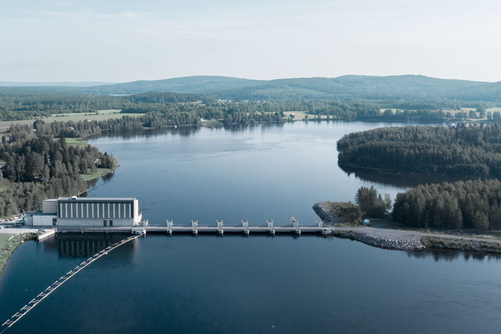 Vittjärv hydro power plant in Sweden