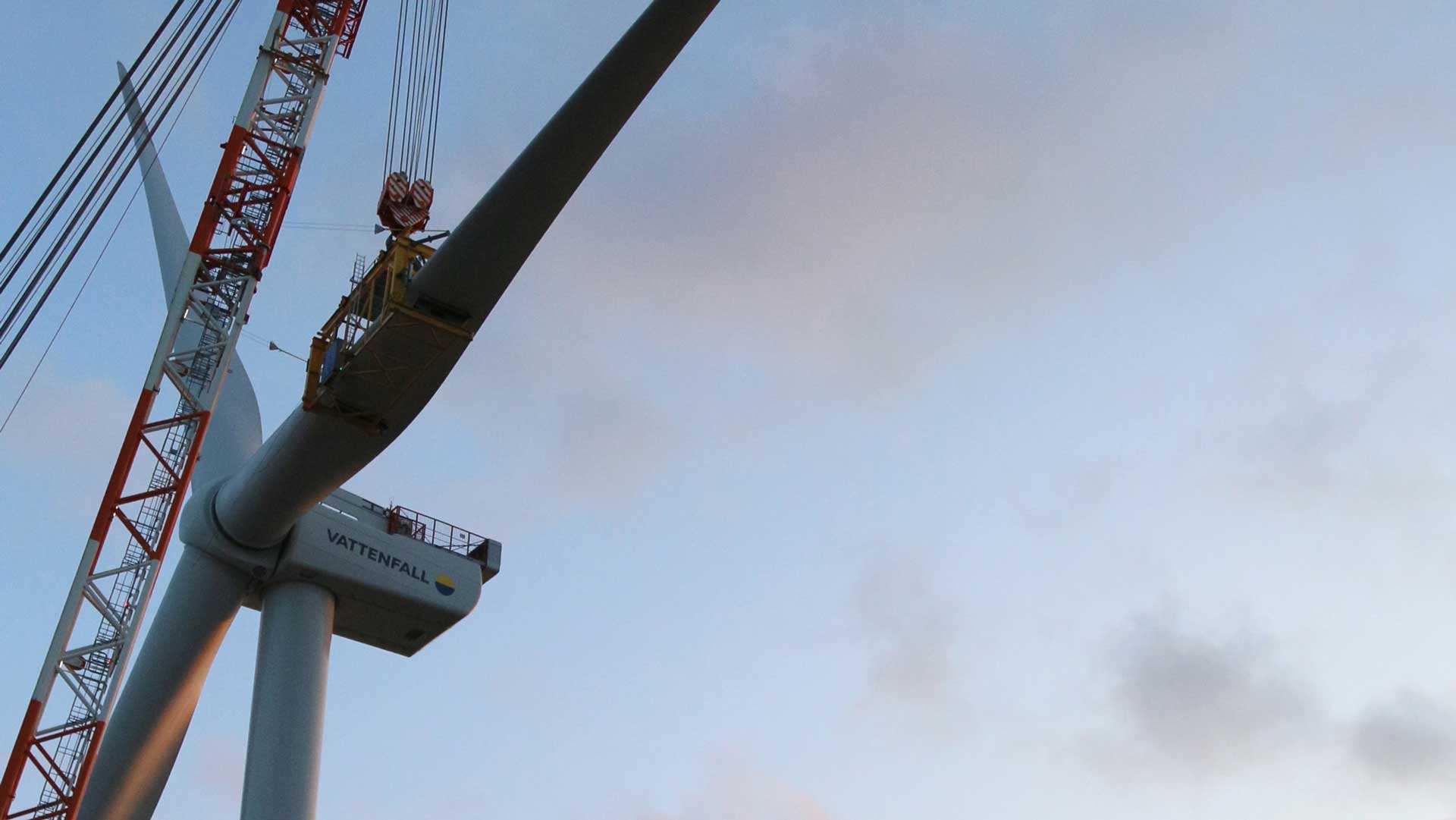 First turbine installed at Horns Rev 3