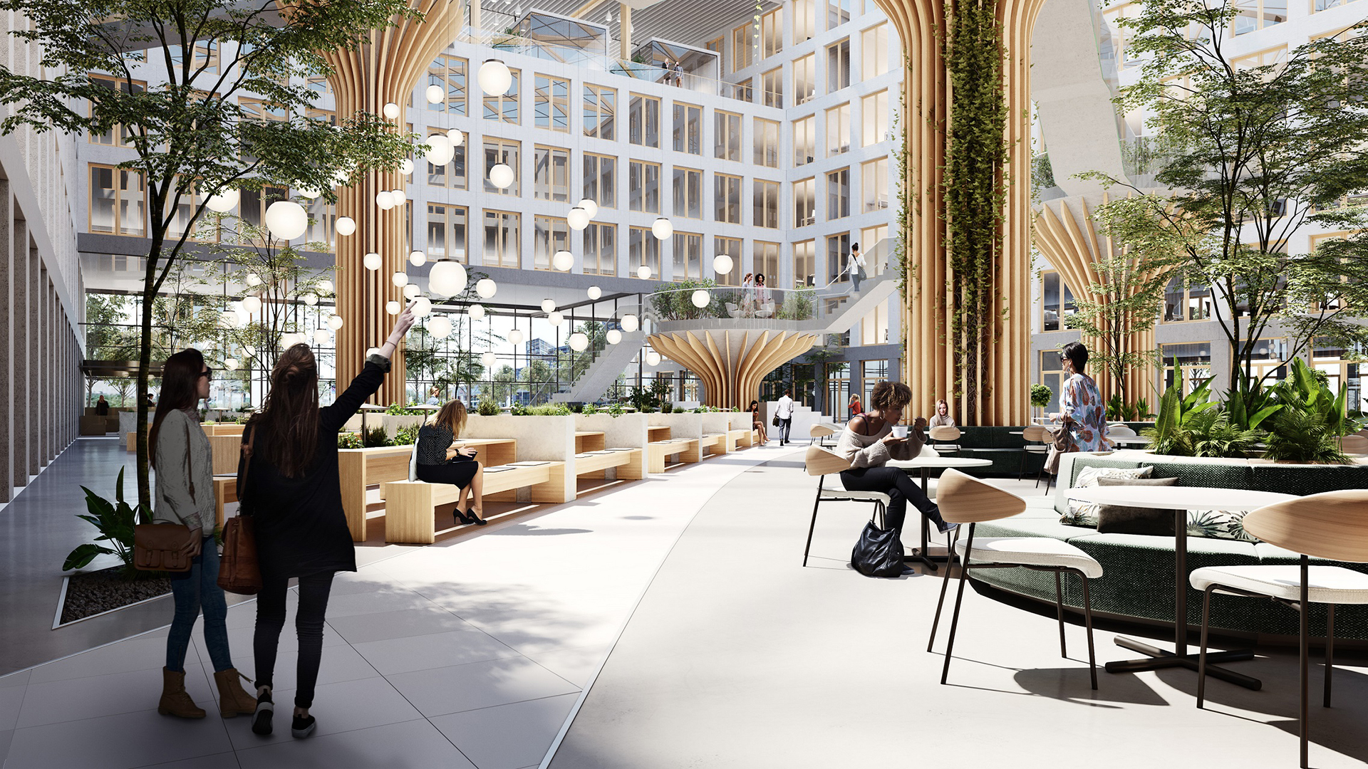 Visualisation of Vattenfall's new Berlin office