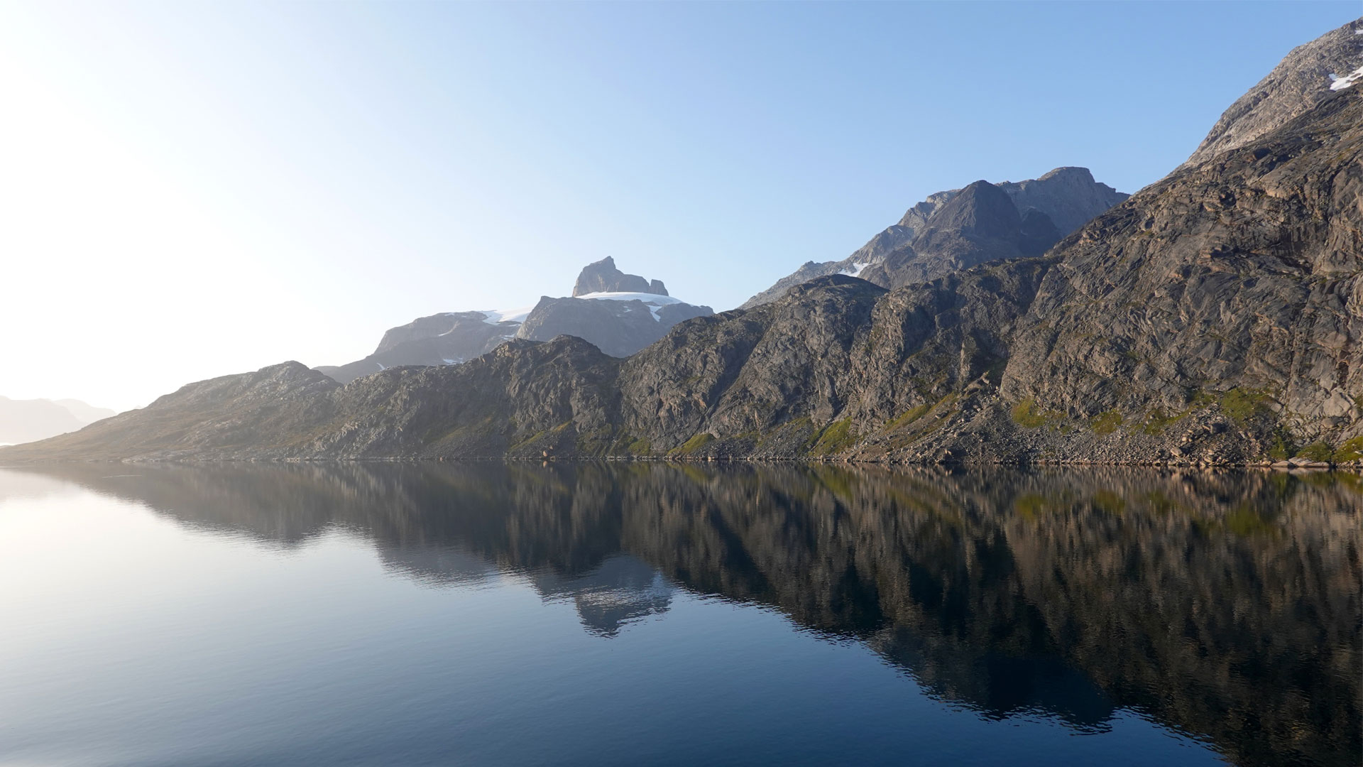 Mountains and a lake