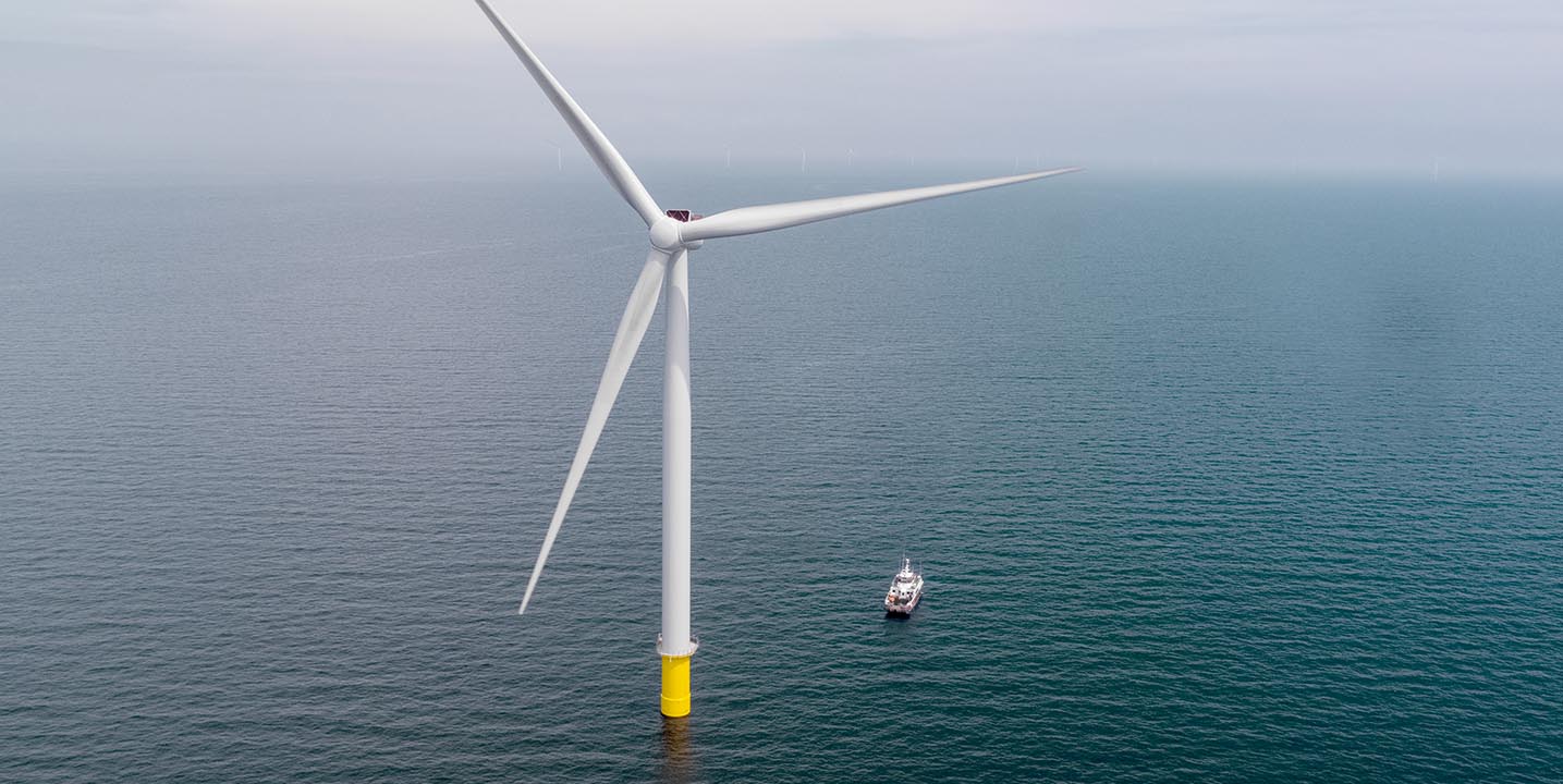 Kriegers Flak offshore wind farm in Denmark