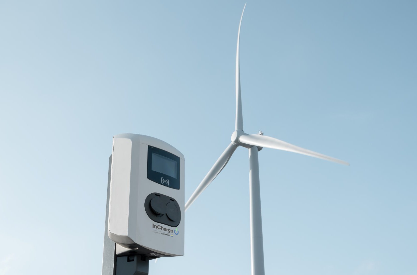 InCharge electric vehicle charging station at Pen y Cymoedd Wind Farm