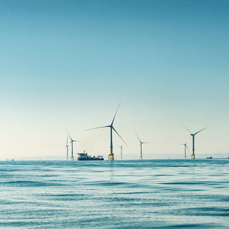 Offshore wind turbines in Scotland