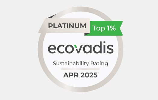 Symbole de durabilité EcoVadis Platinum Symbole de durabilité EcoVadis Platinum