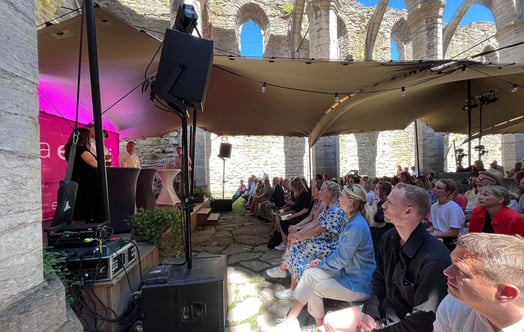 Deltagare på seminarium i Almedalen Deltagare på seminarium i Almedalen