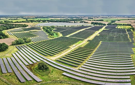 Den kombinerade sol- och jordbruksanläggningen Tützpatz Den kombinerade sol- och jordbruksanläggningen Tützpatz