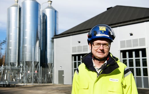 Henrik Aleryd, anläggningschef vid Vattenfalls värmeverk i Vänersborg. Foto: Kent Eng Henrik Aleryd, anläggningschef vid Vattenfalls värmeverk i Vänersborg. Foto: Kent Eng