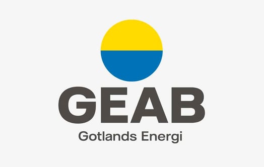 GEAB:s logotyp. GEAB:s logotyp.